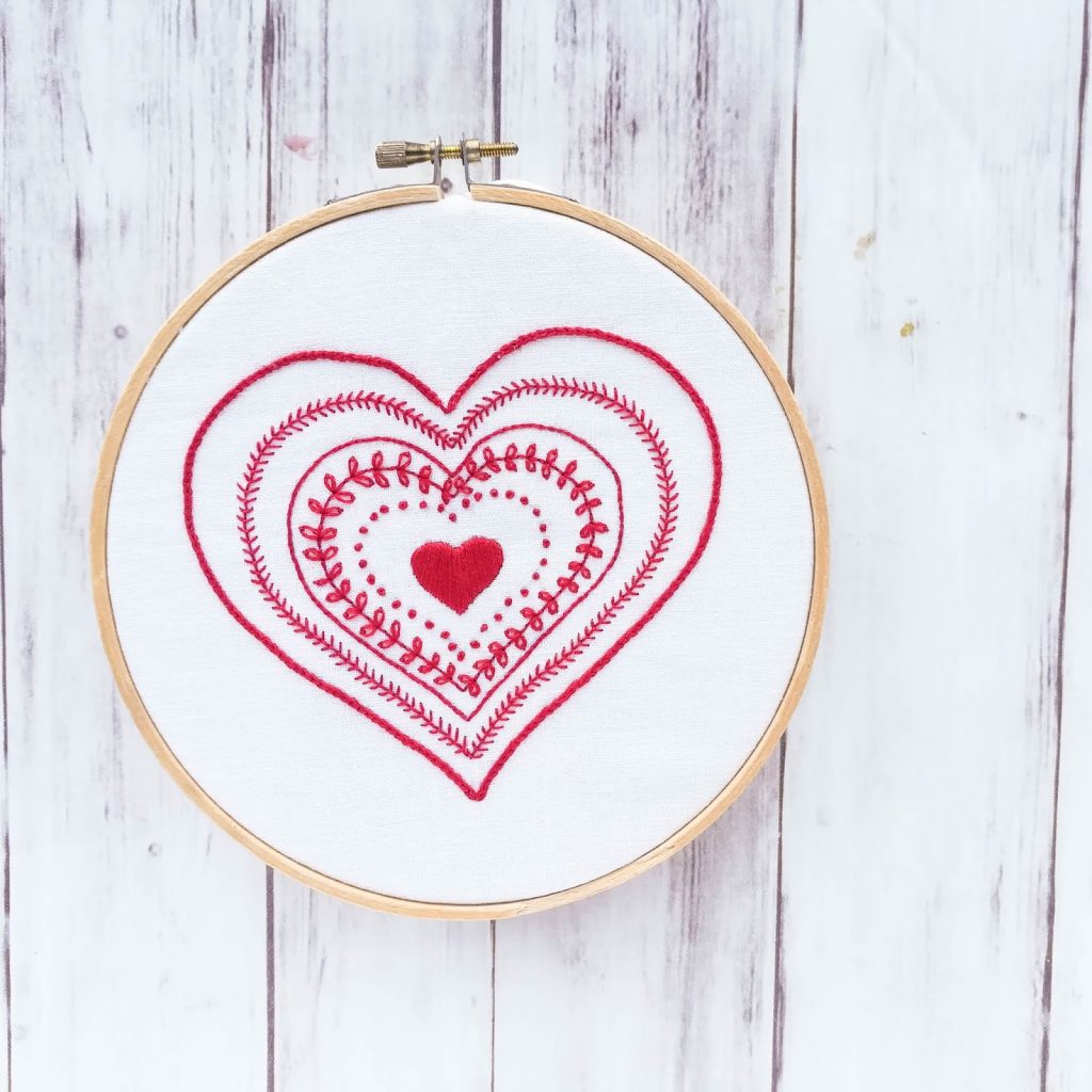 A Lively Hope Stitching Club: Hygge Heart