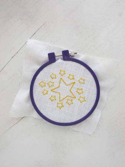 Free Hand Embroidery Pattern // Stars