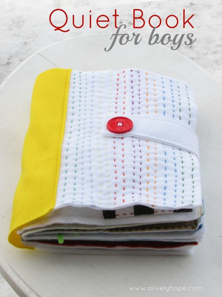 Quiet Book Pages for Boys