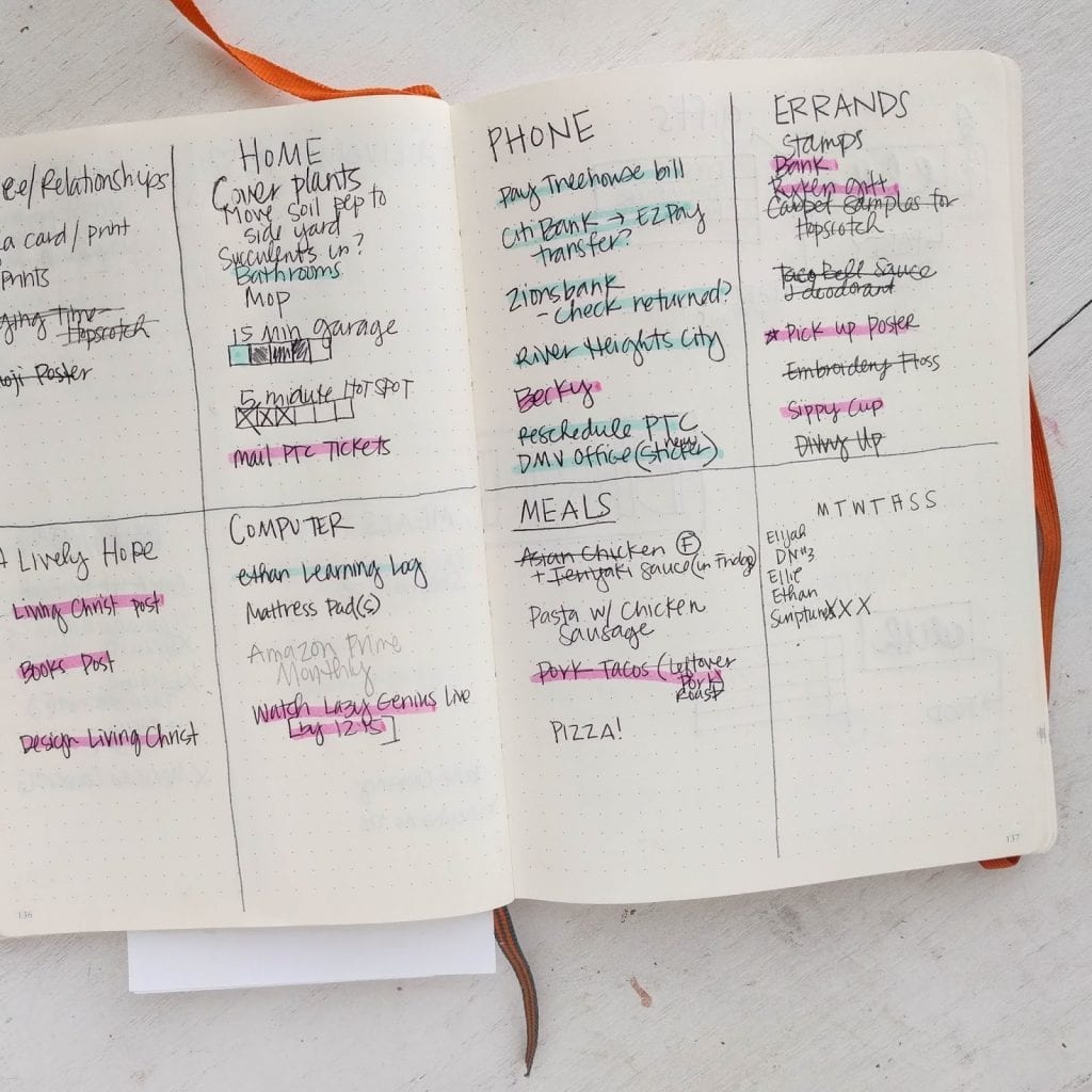 Super Simple Bullet Journal Ideas for Busy Moms