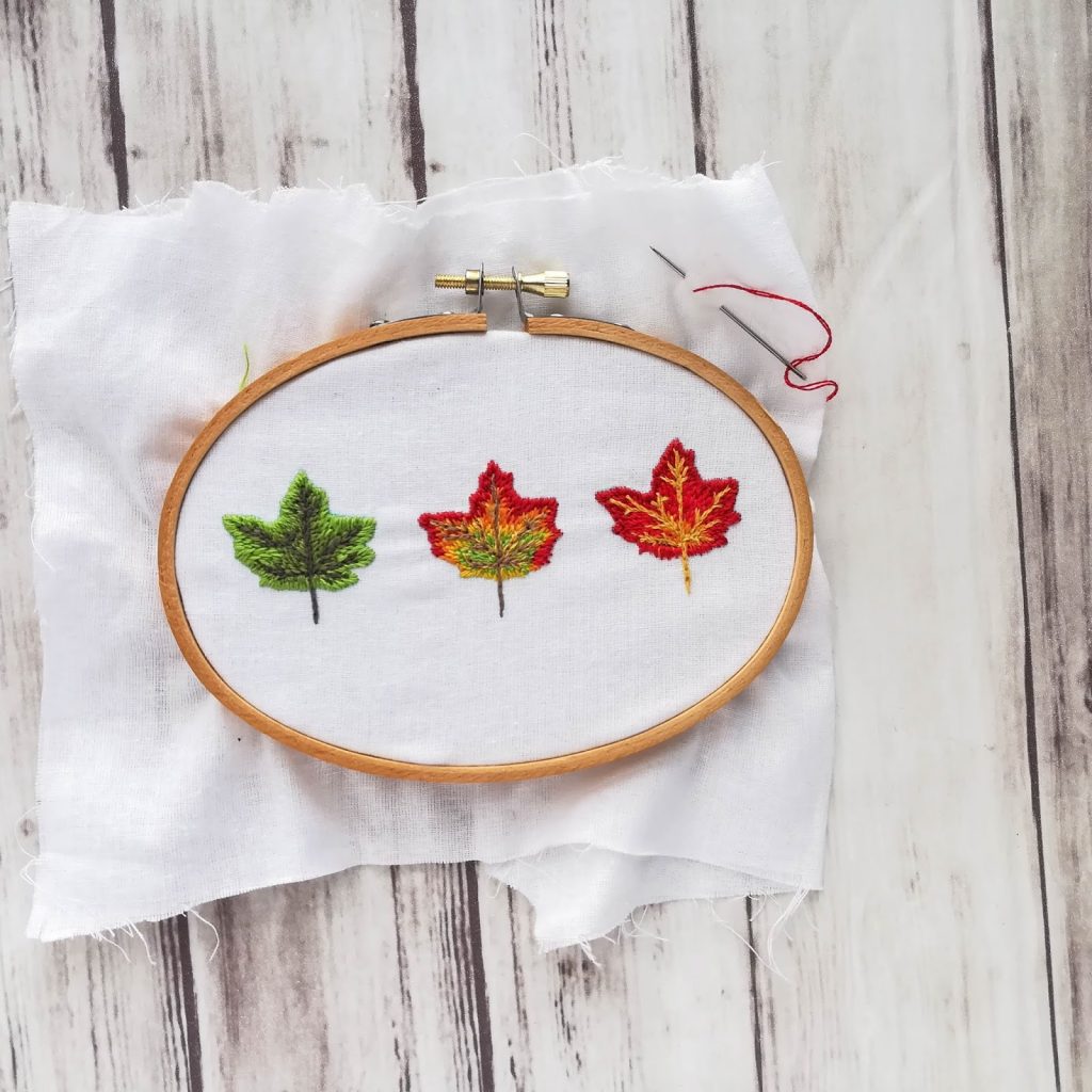 A Lively Hope Stitching Club: Changing Leaves