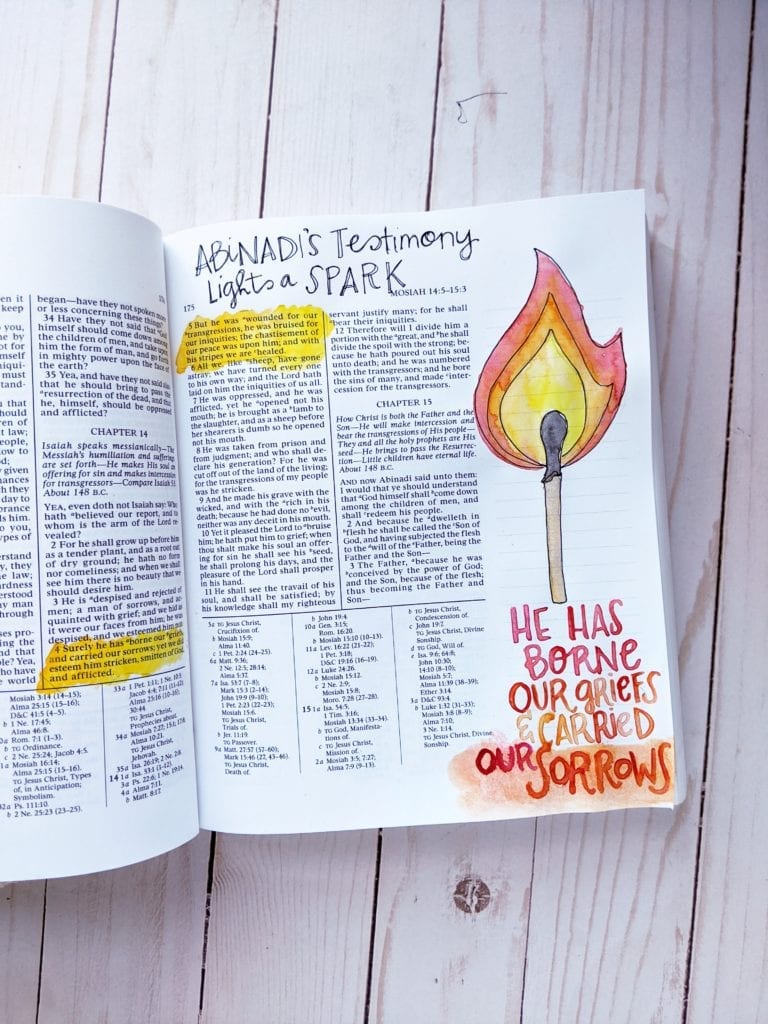 Watercolor Scripture Journaling + How Do You Fix Mistakes in Your Scripture Journal?