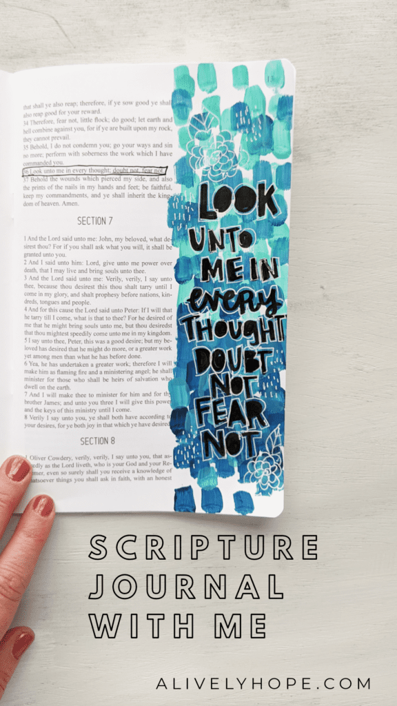 Scripture Journal with Me: Acrylic Background