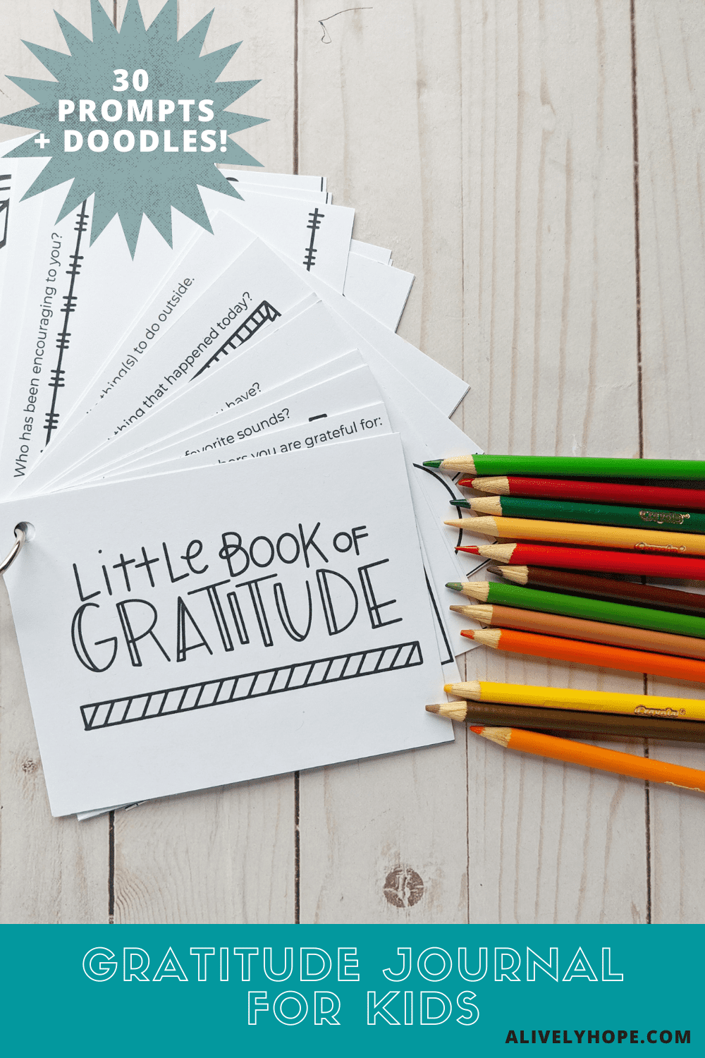 The Power of Gratitude Journals for Kids - Bible Study Printables