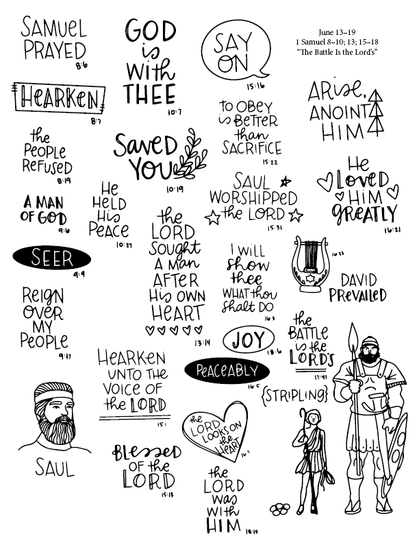 Old Testament Sketchnotes Come Follow Me 2022 | a lively hope
