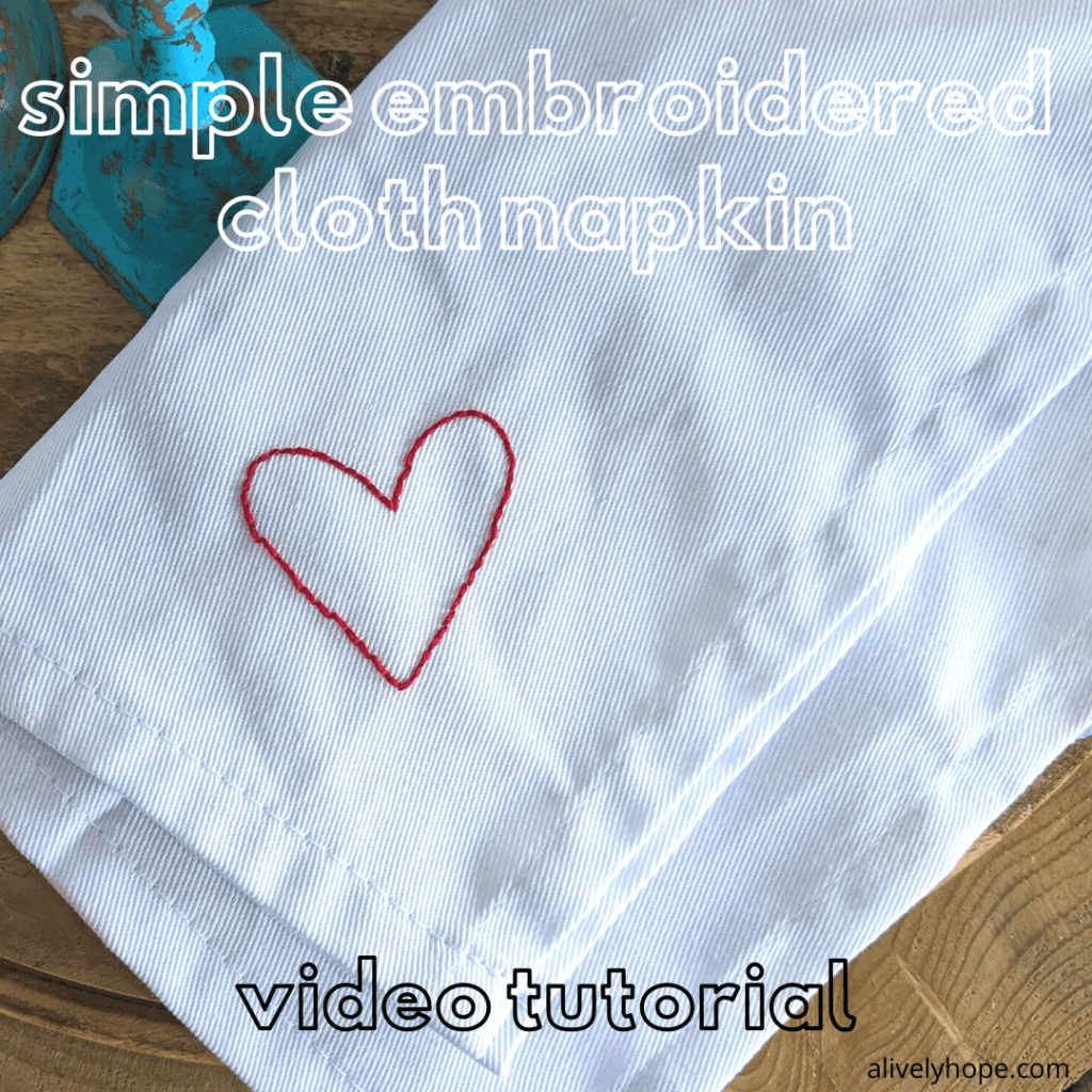 beginner embroidery easy embroidery project kids embroidery embroidered cloth napkins