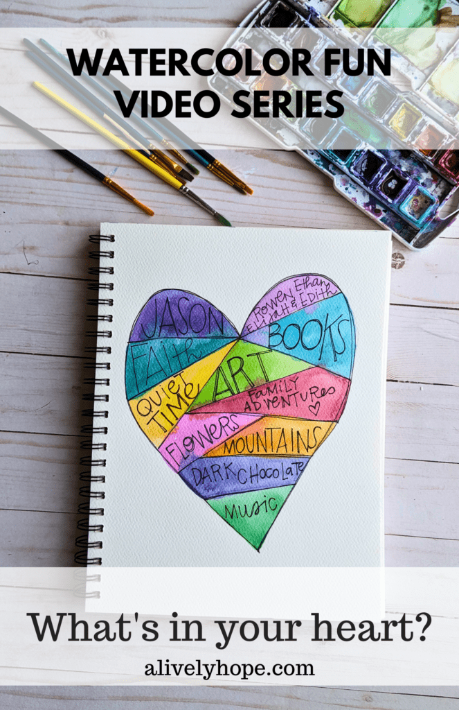 Watercolor Fun for Beginners : What’s in Your Heart?